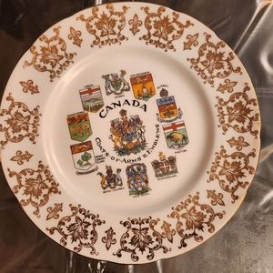 Vintage Paragon Decorative Canada Plate